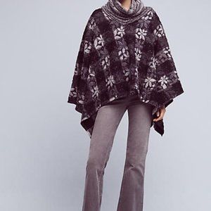 Anthropologie Reversible Poncho